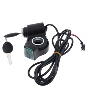 Llave de contacto con voltímetro