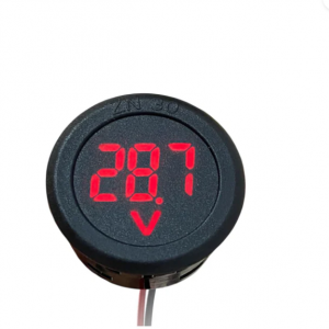 Voltímetro pantalla Digital LED de 4-100V Rojo